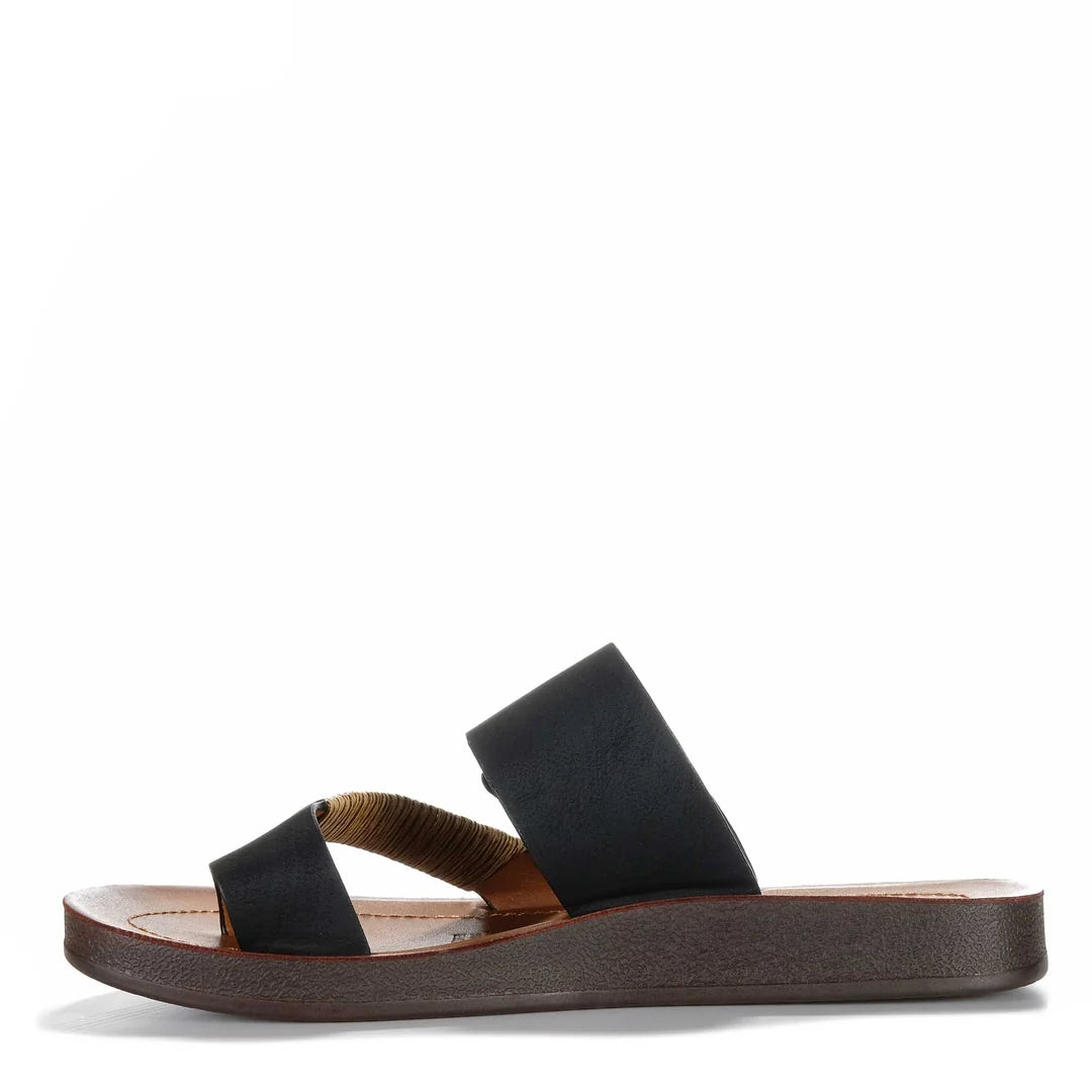 Bria Wide Sandal Black