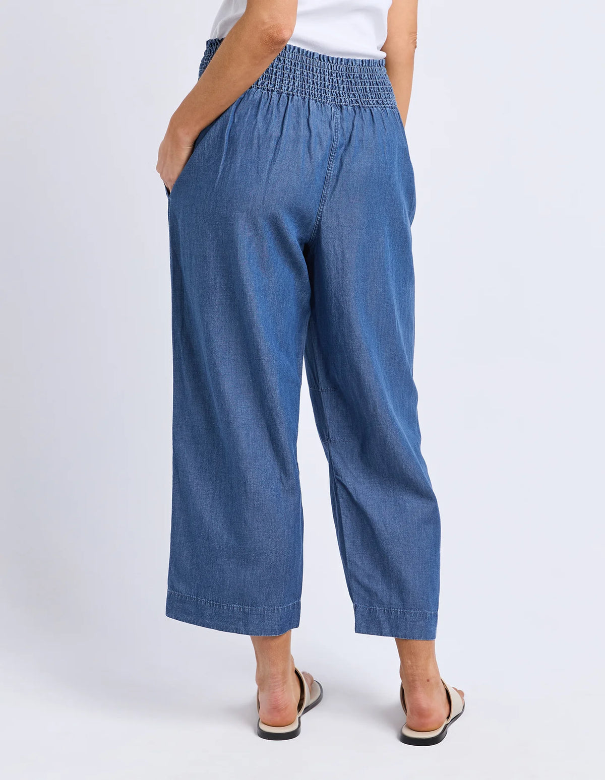 Riley Lyocel Pant Blue