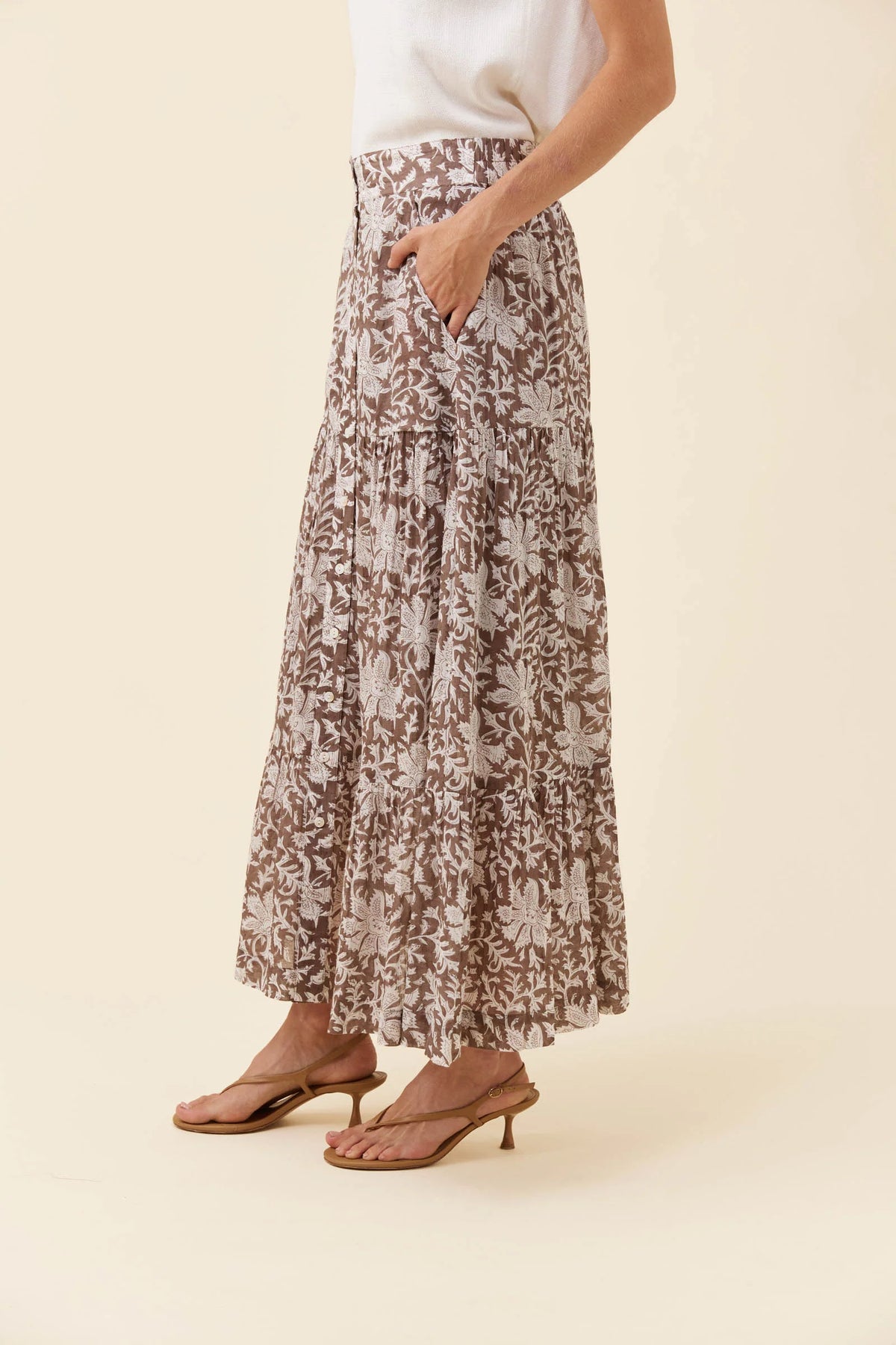 Wilma Skirt Taupe