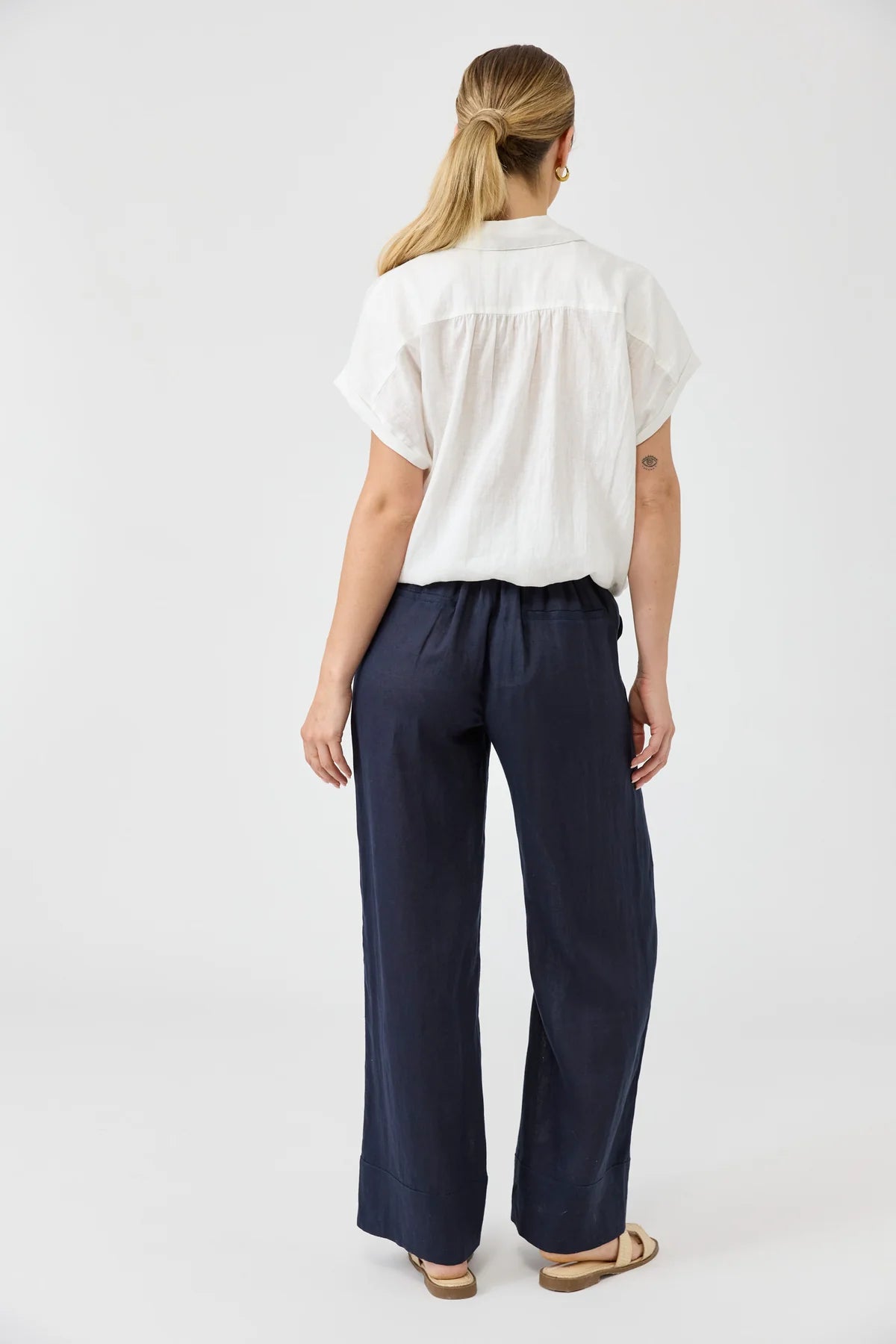 Studio Tie Shirt Salt