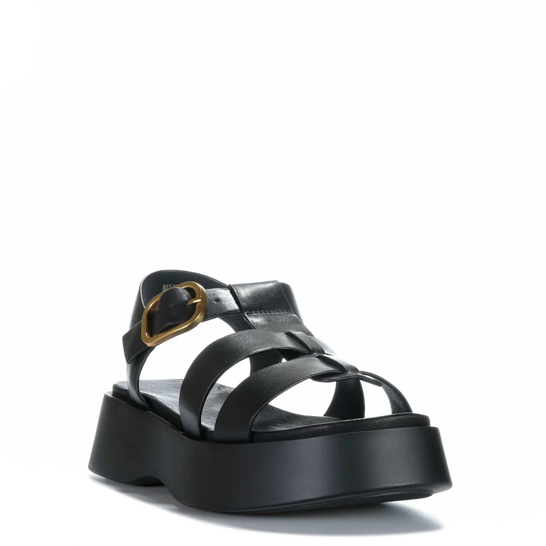 Bario Black Sandals