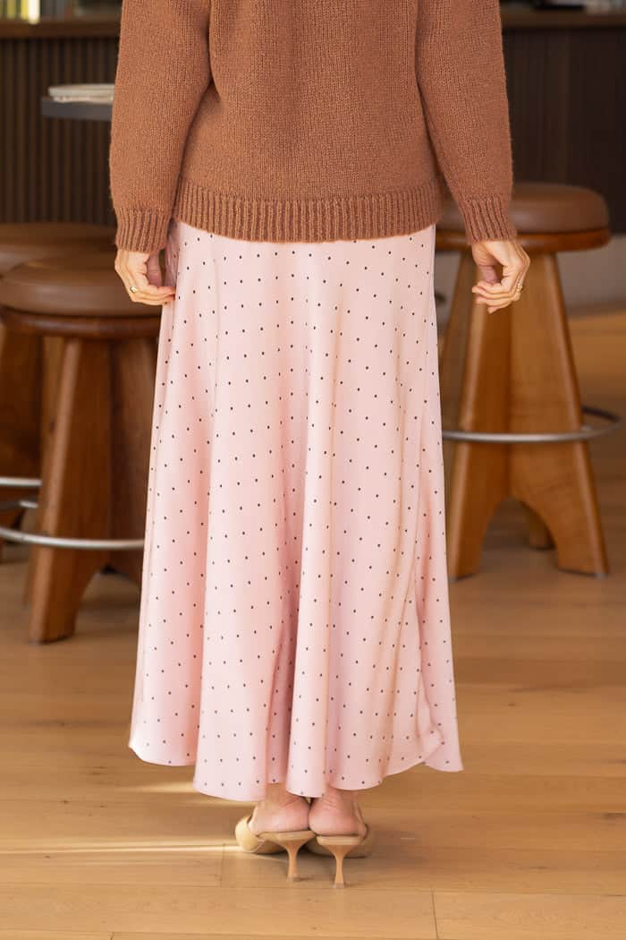 Benny Midi Skirt Dot Pink