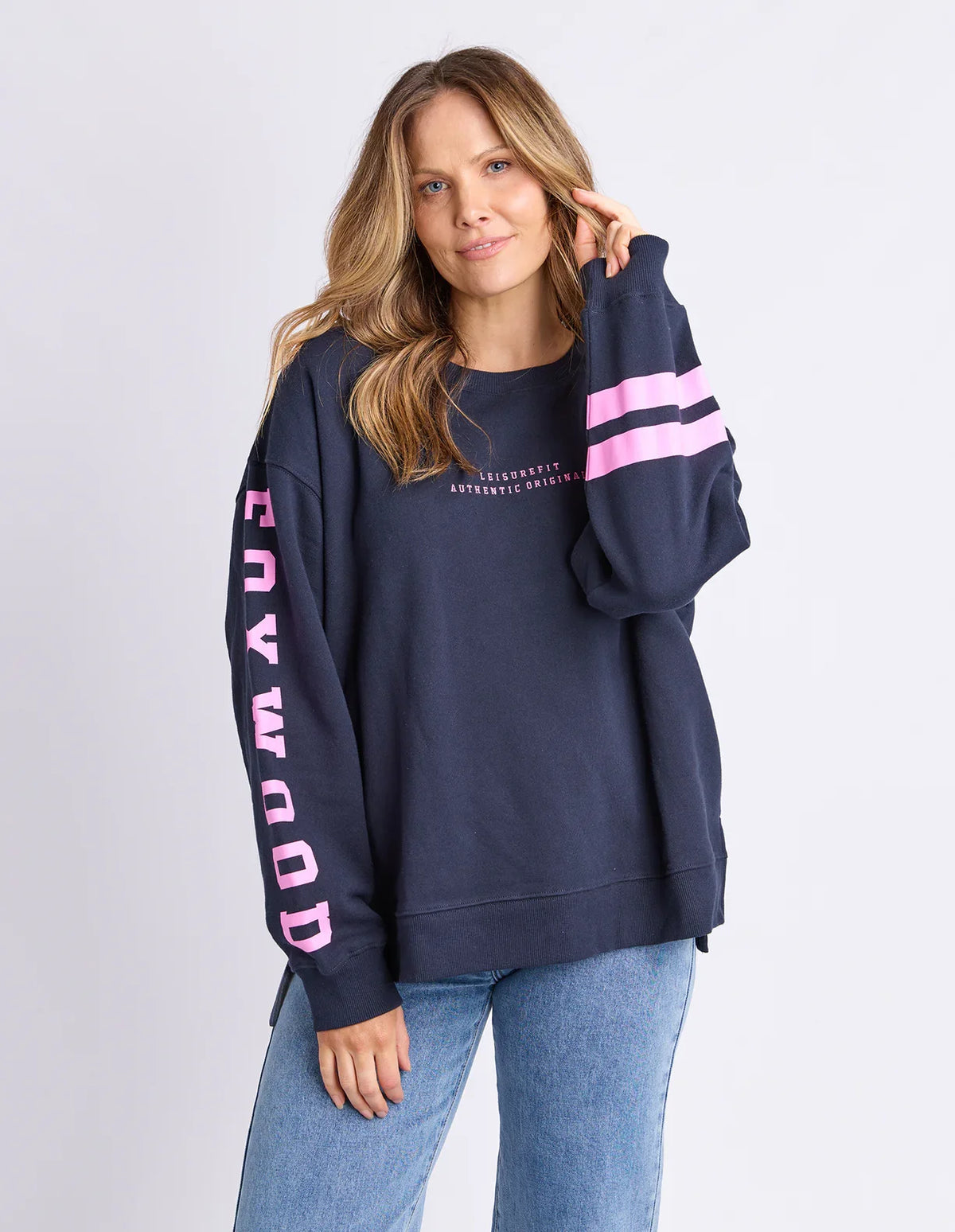 Origin Crew Navy with Pink
