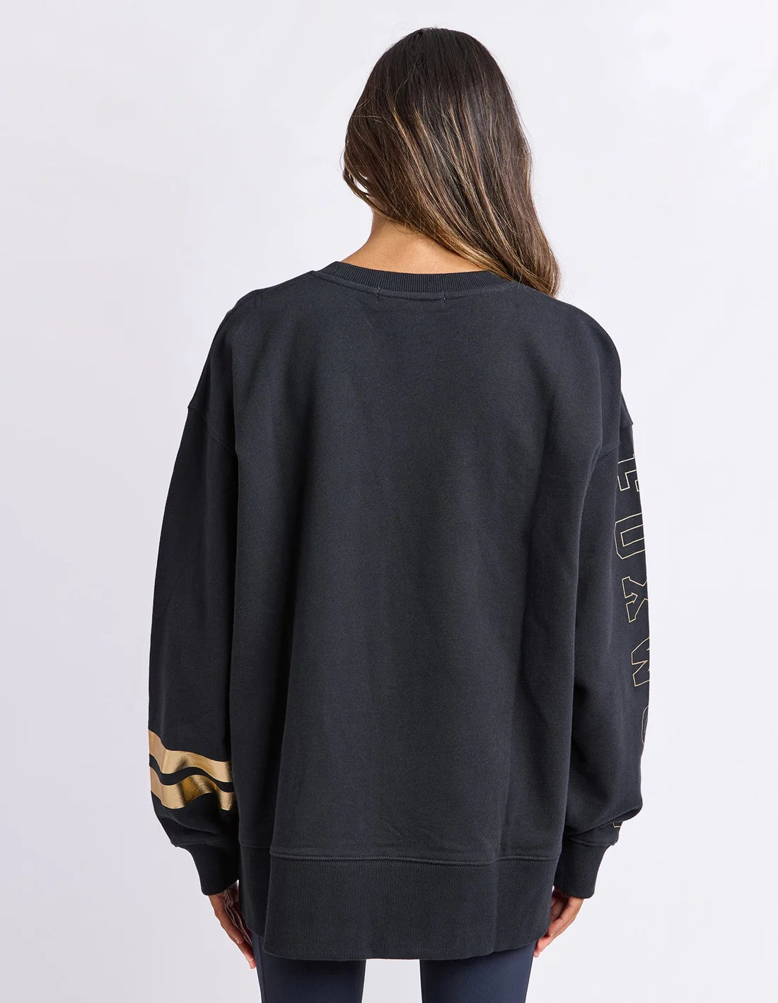 Metallic Origin Crew Black with Gold