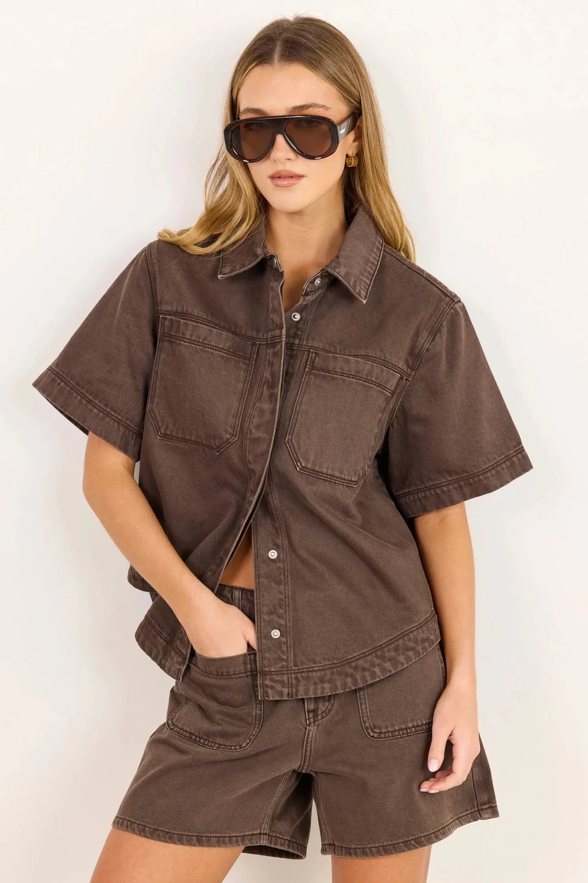Significant Mocha Pocket Front
Shorts