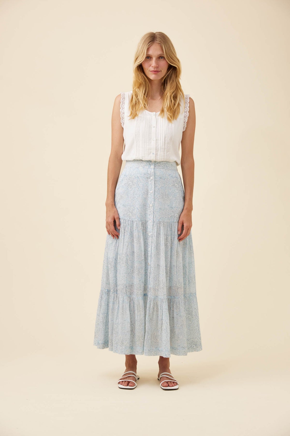 Wilma Skirt Light Blue