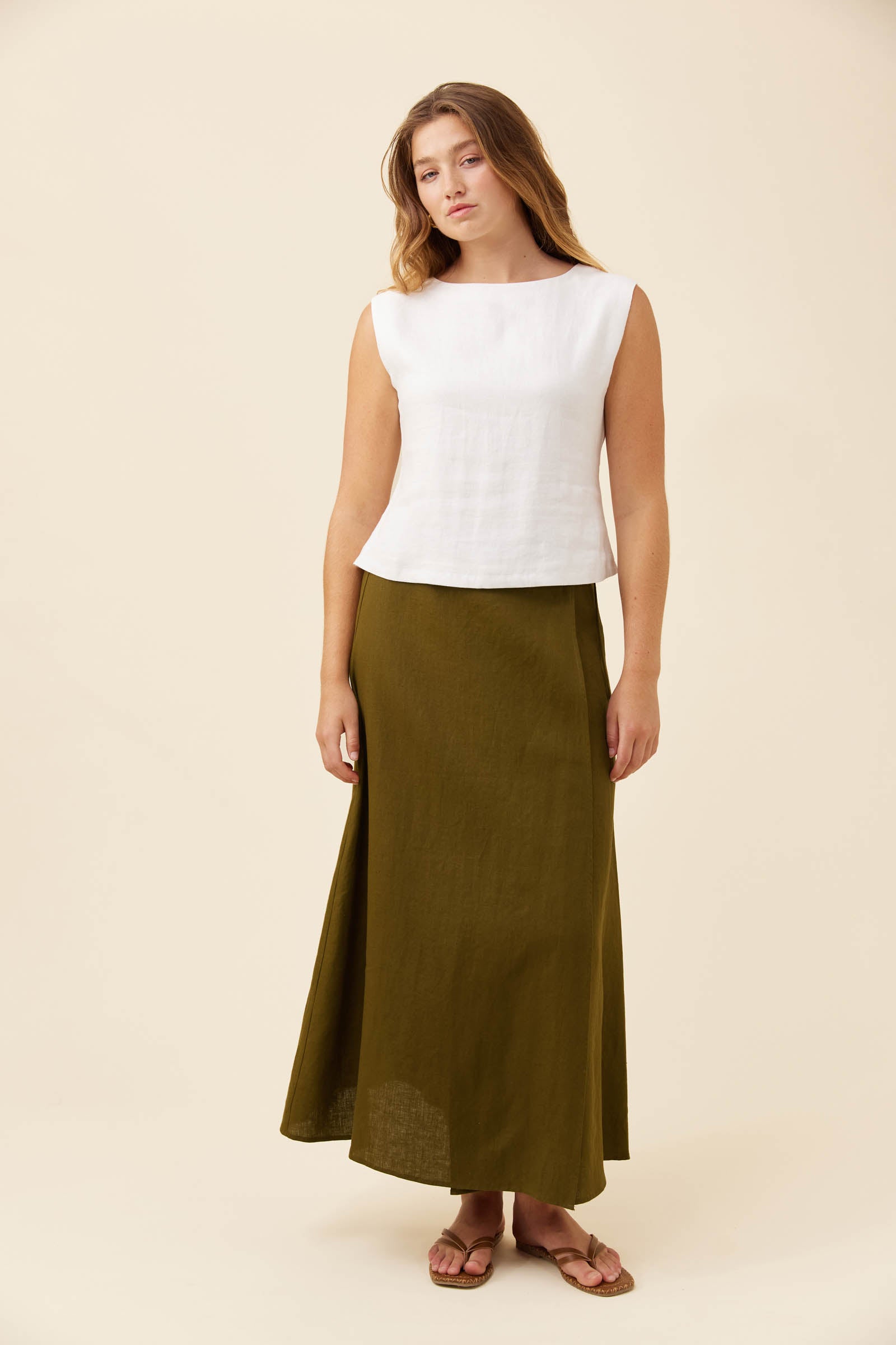 Anita Tank White