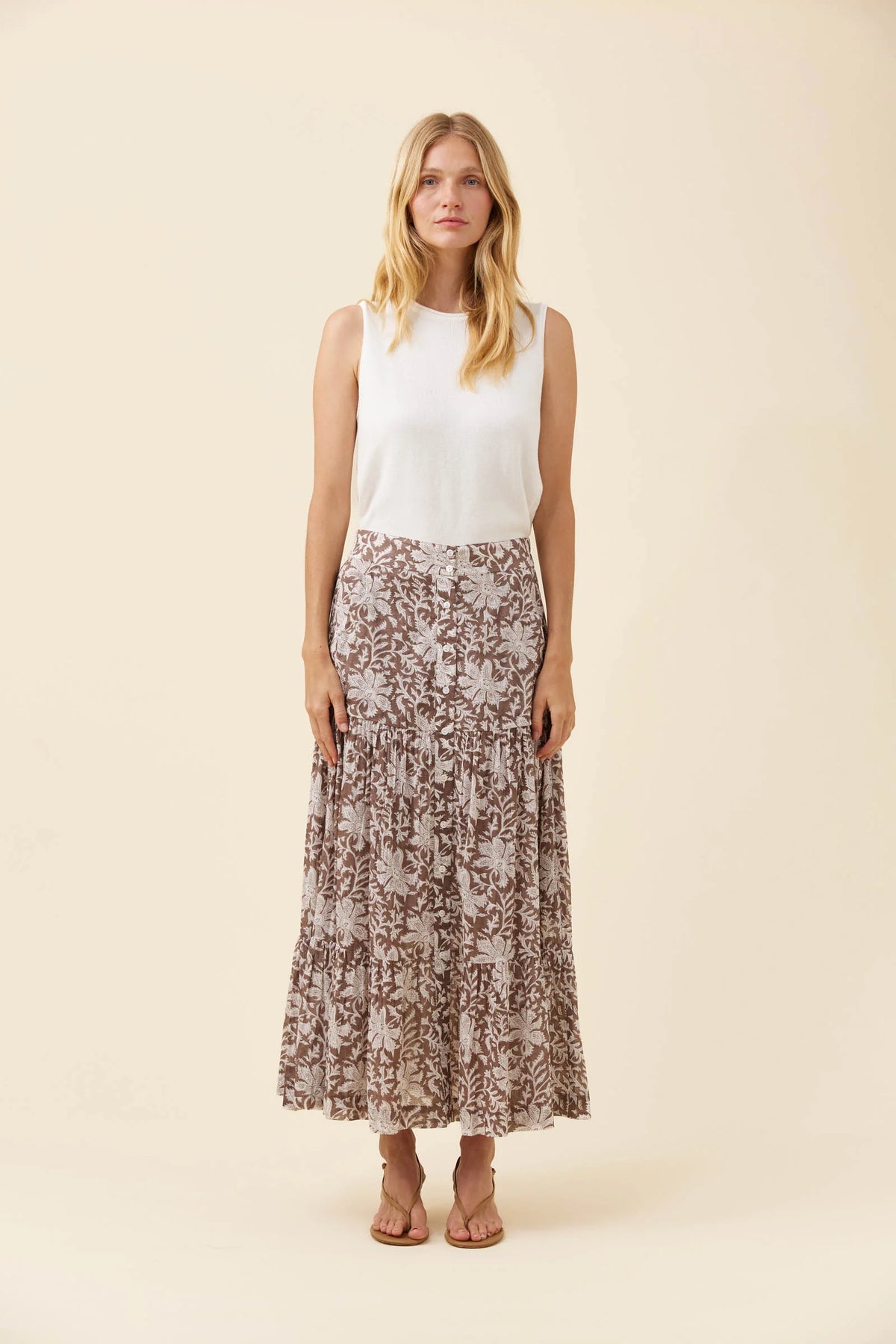 Wilma Skirt Taupe