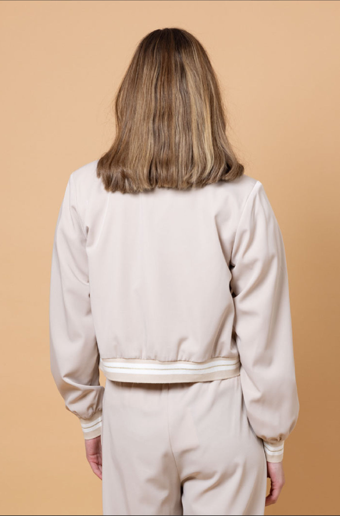 Ashlee Bomber Jacket Beige