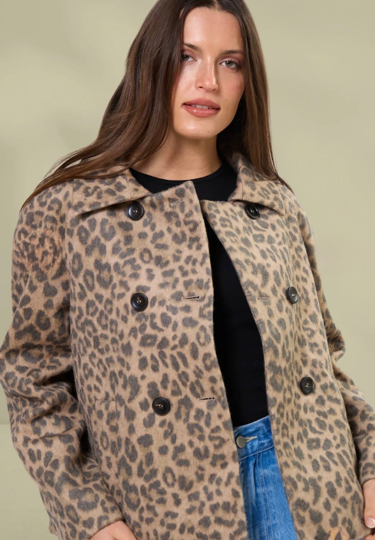 Stella + Gemma Vince Jacket Leopard