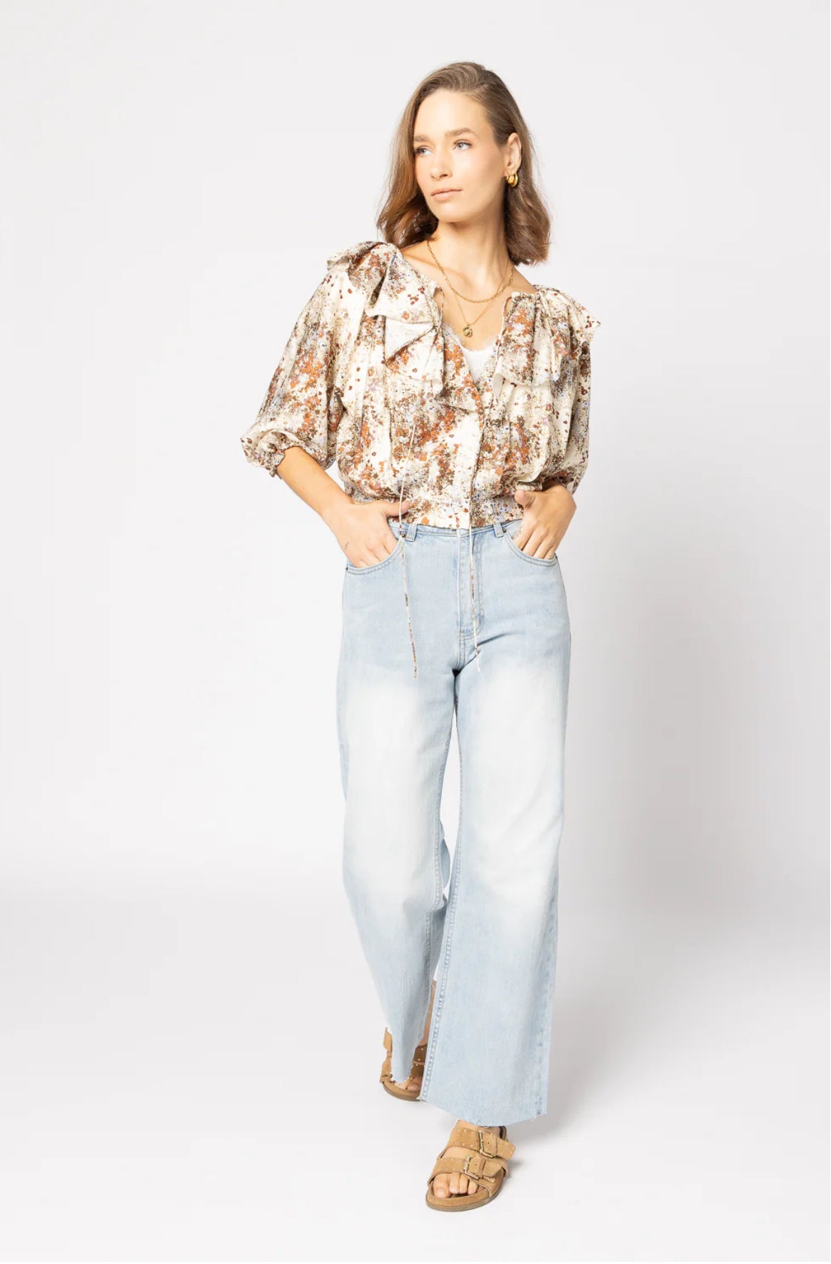Belle Blouse Summer Field