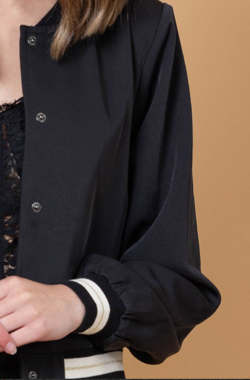 Ashlee Bomber Jacket Black
