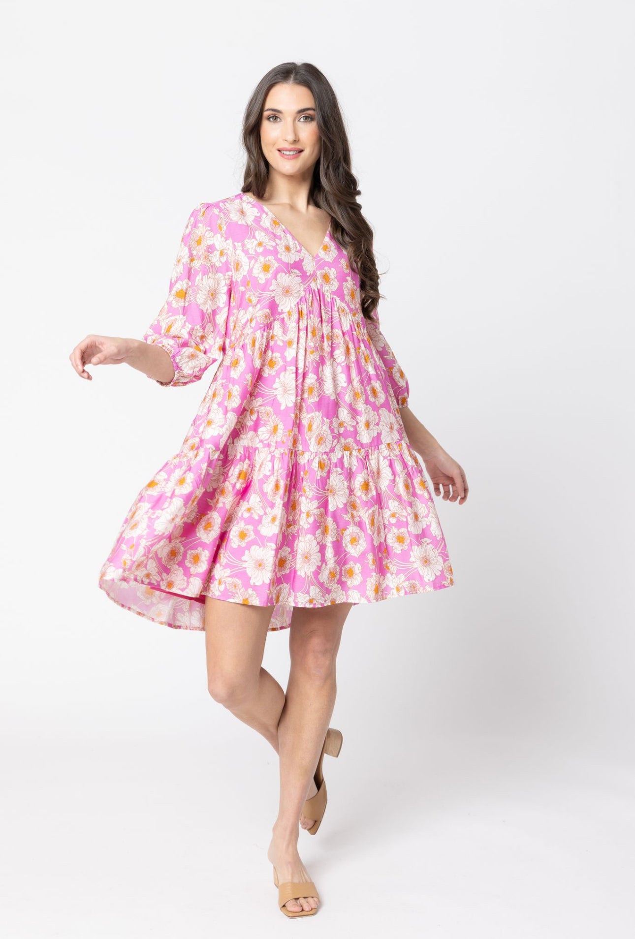 Seeking Lola Aspiring Mini Dress Candy Bloom