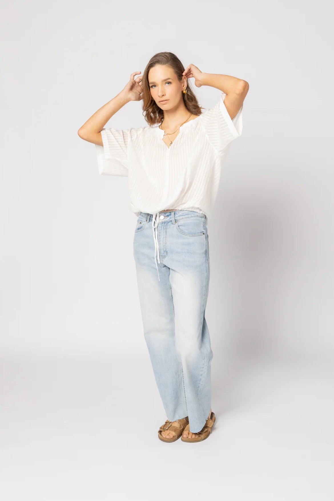 Liberty Top White Stripe