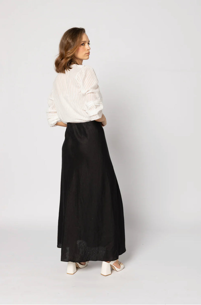 Amelia Blouse Natural Stripe