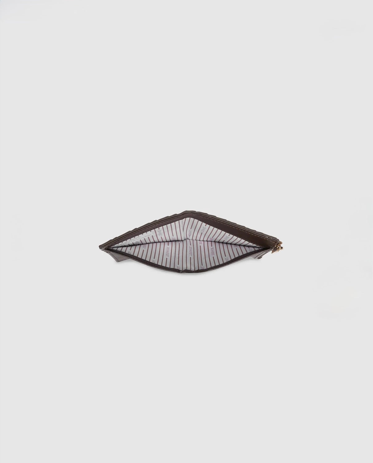Lily Woven Wallet Chocolate