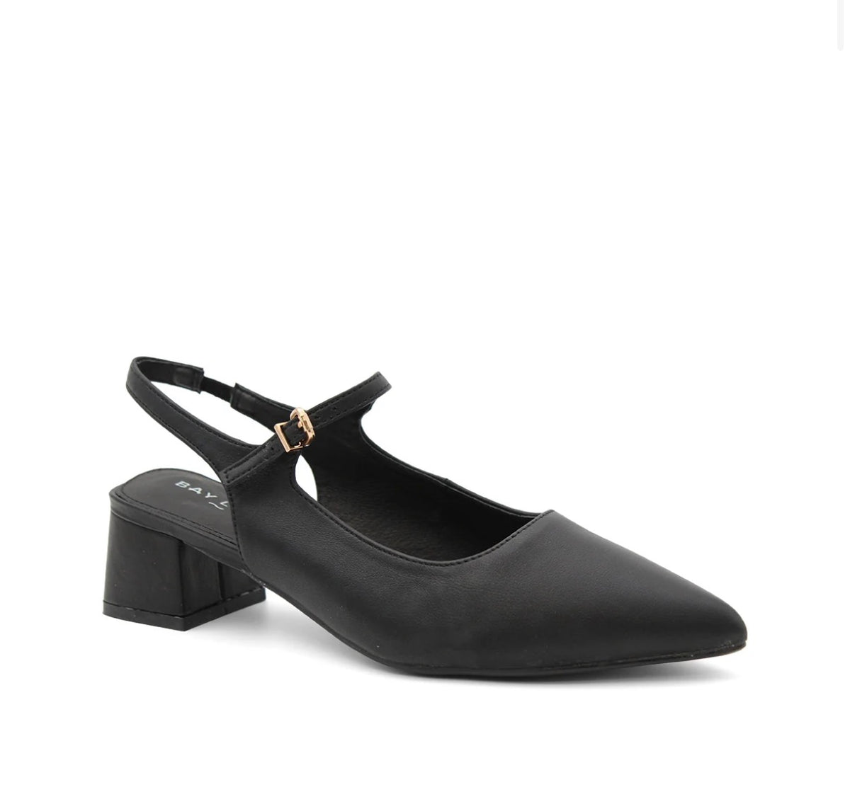 Astor Heel Sandal Black