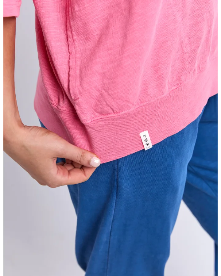 Mazie Vee Neck Pink Lemonade