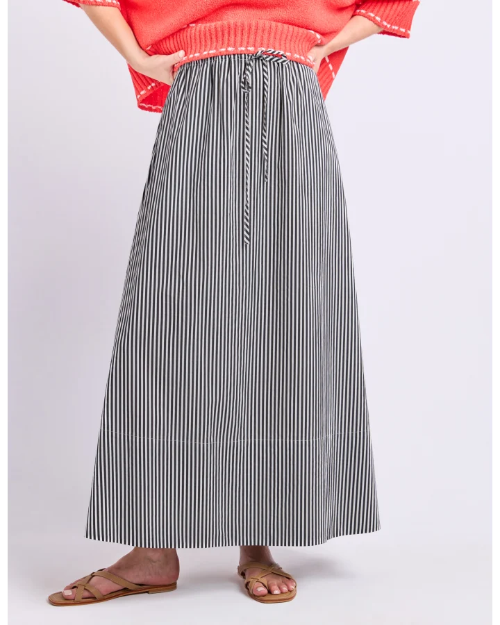 Willow Skirt Black Stripe