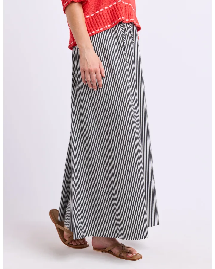 Willow Skirt Black Stripe