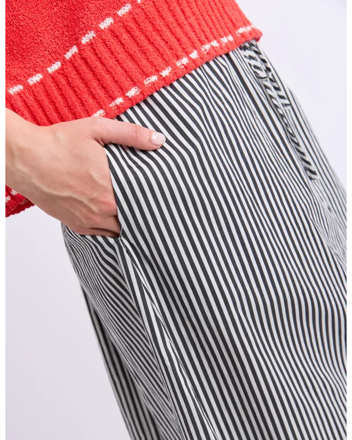 Willow Skirt Black Stripe