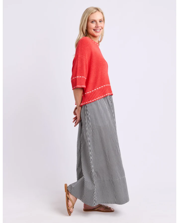 Willow Skirt Black Stripe