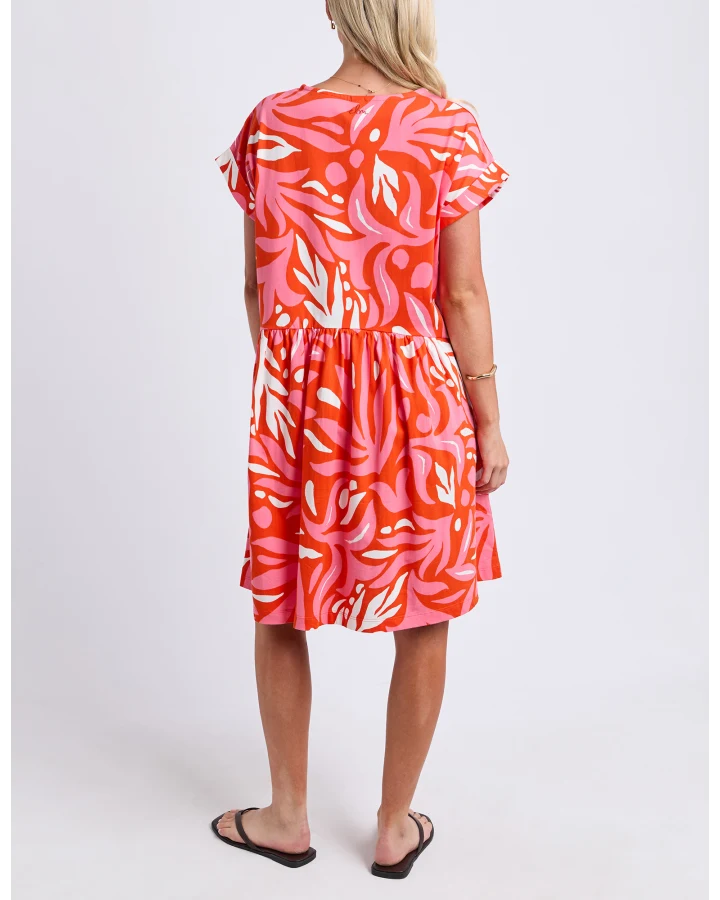 Oceana Dress Tangelo Pink