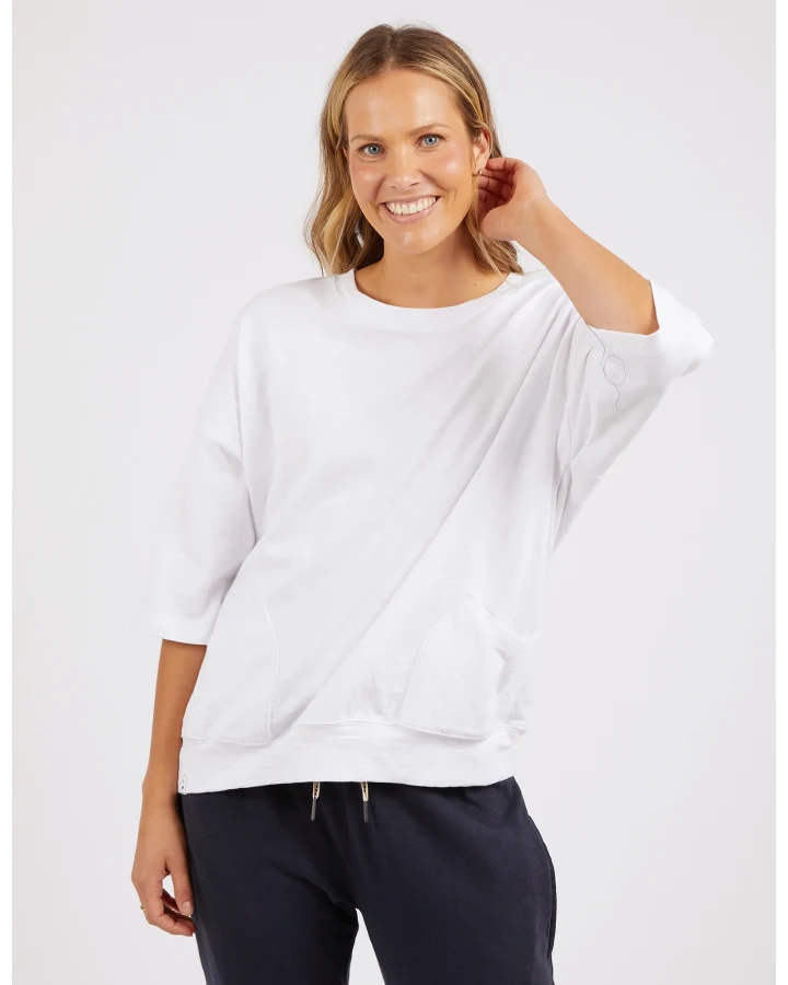 Mazie Sweat White