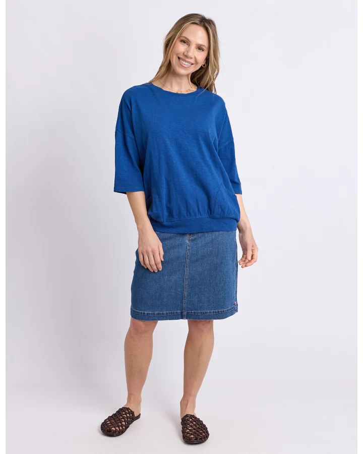Mazie Sweat China Blue