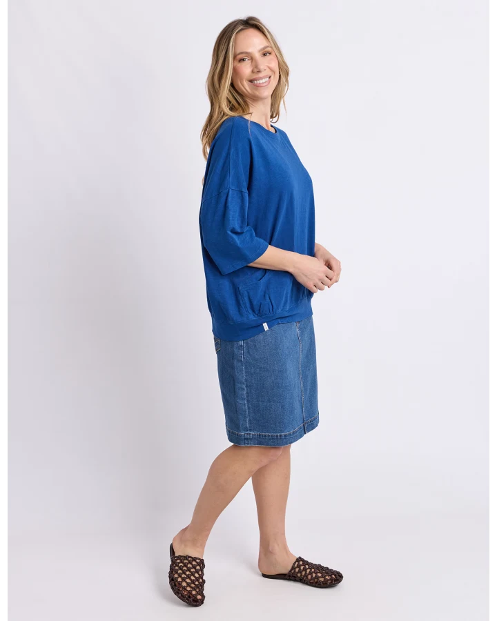 Mazie Sweat China Blue