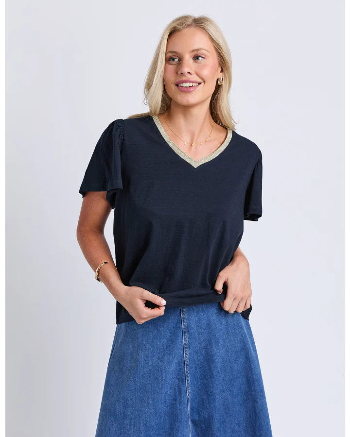 Solara Top Navy