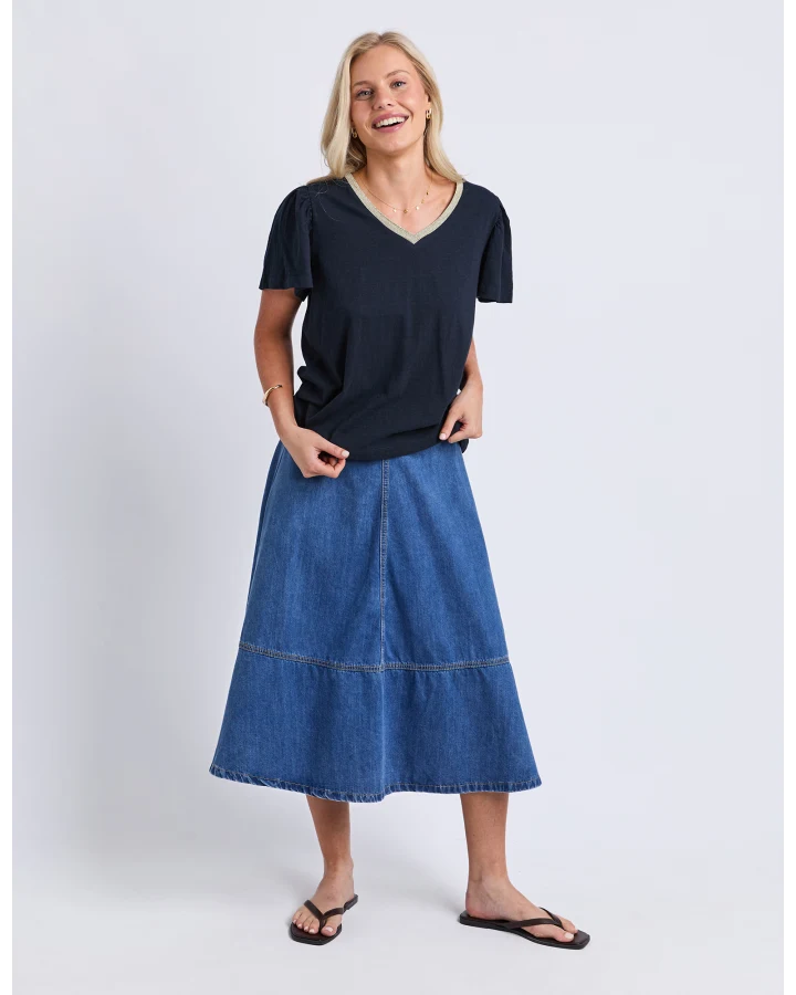 Solara Top Navy
