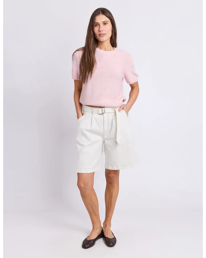 Blair Short Sleeve Knit Ballerina Pink