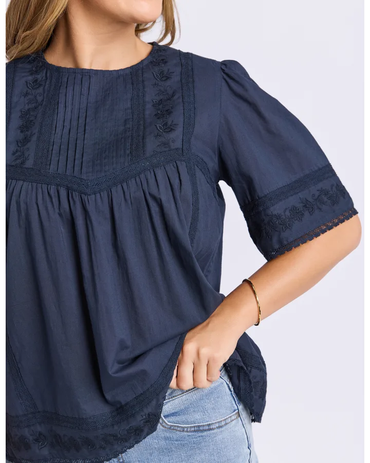 Juna Top Dark Sapphire