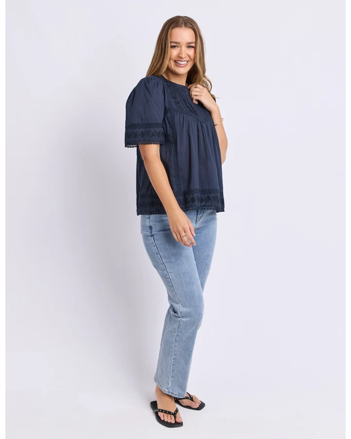 Juna Top Dark Sapphire