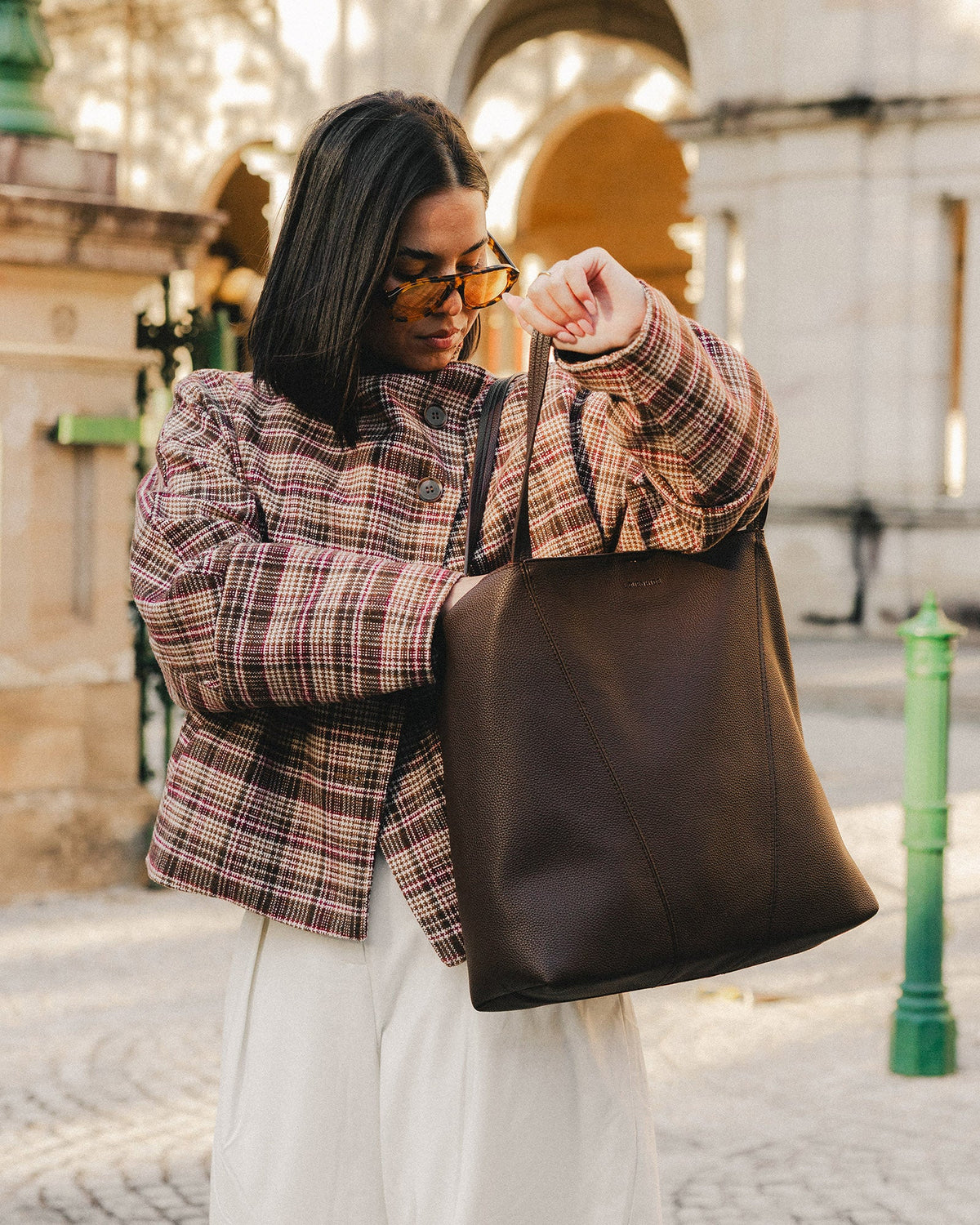 Colby Tote Bag Chocolate