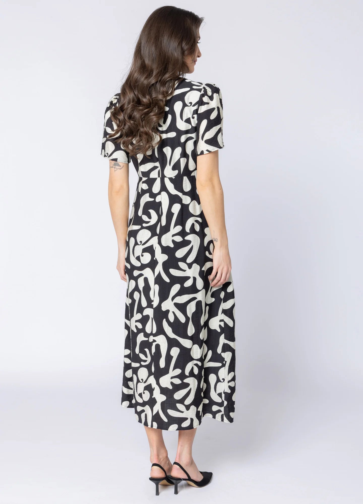 Angel Dress Mono Bloom