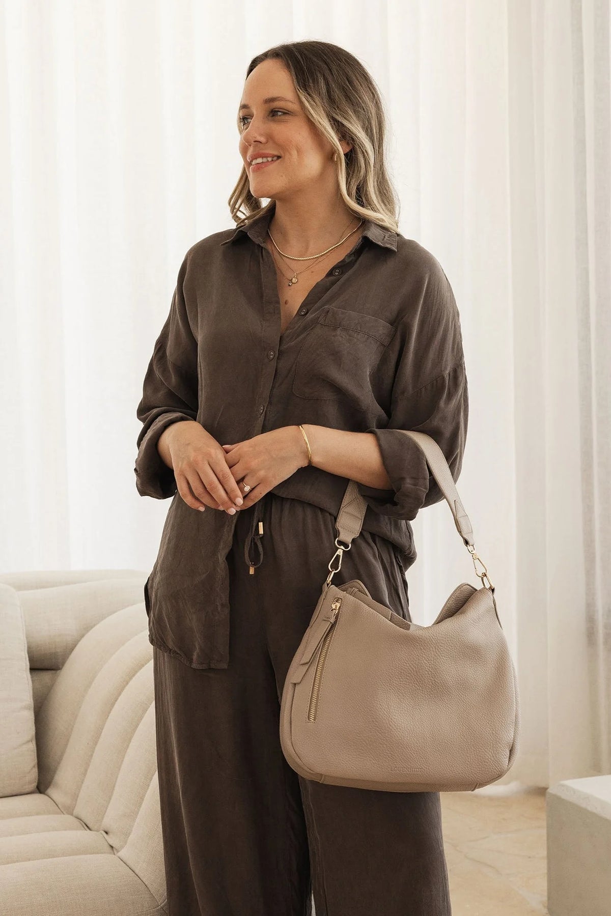 Louenhide Nadia Shoulder Bag Malt