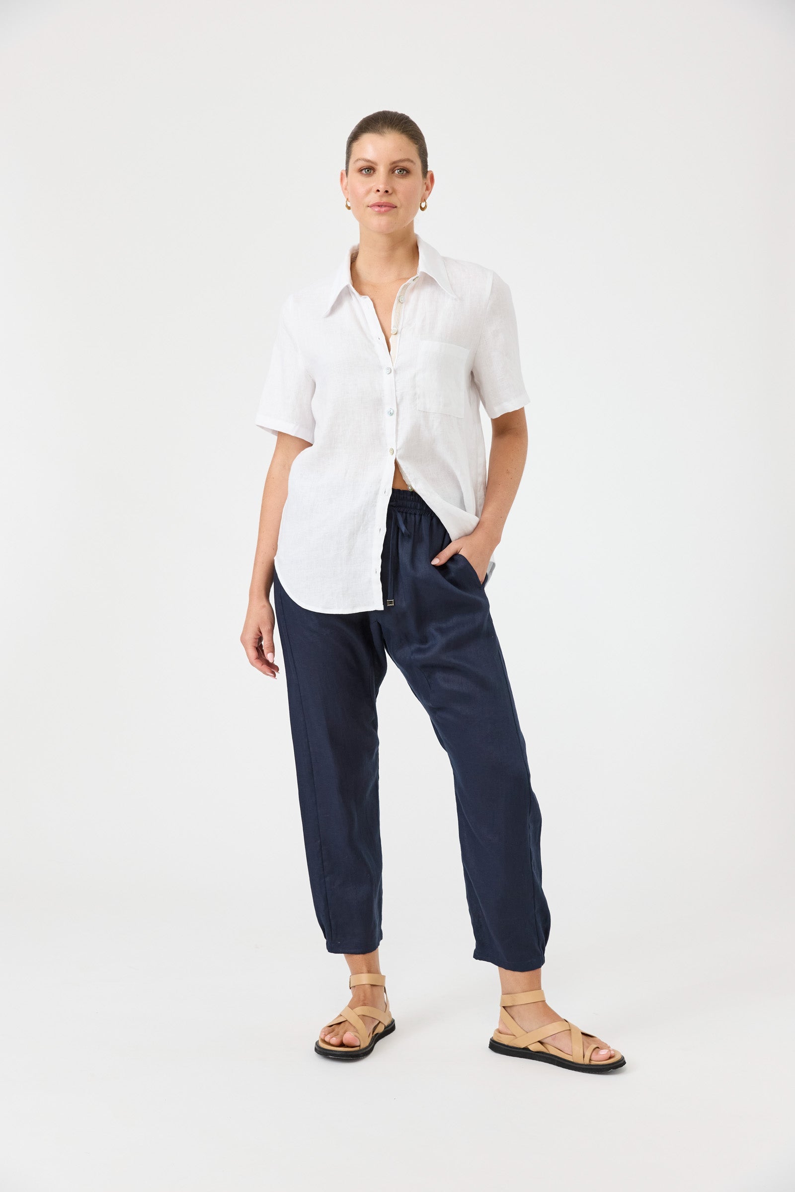 Studio Relaxed Pant Navy
