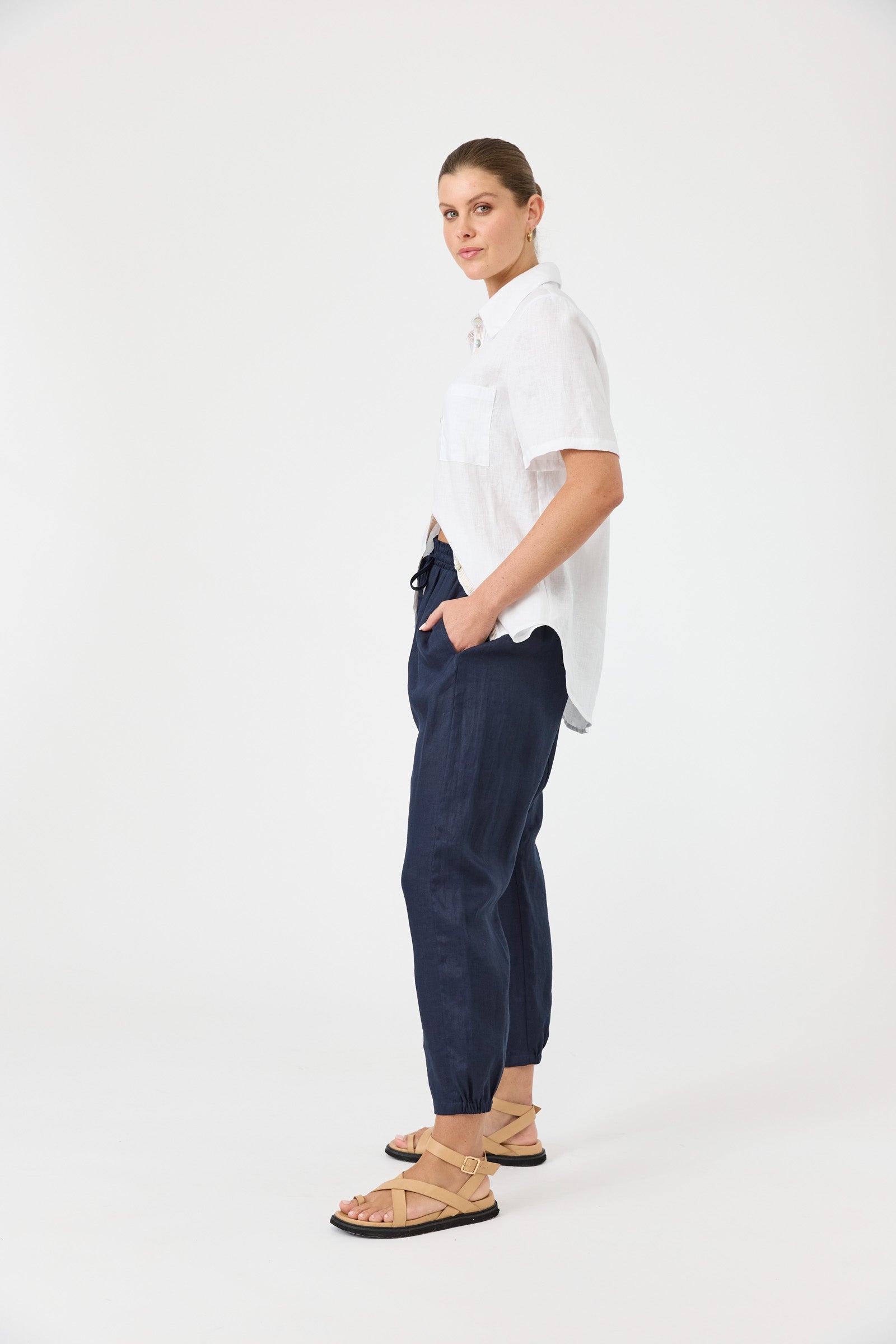 Studio Relaxed Pant Navy