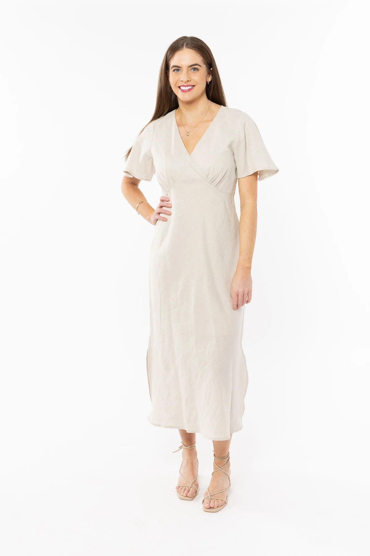 Applause Dress Oatmeal