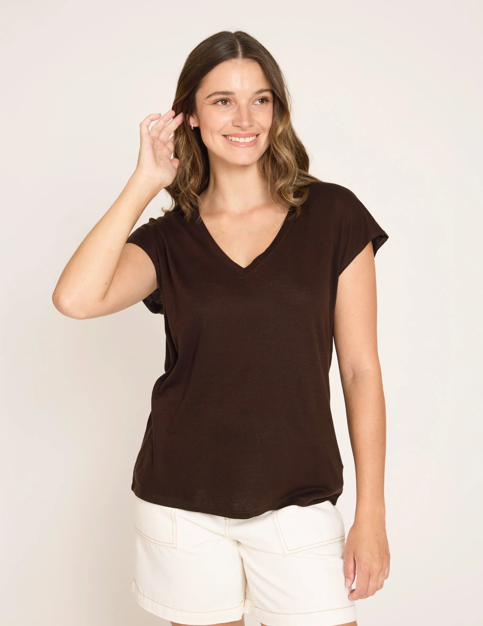 Victor T-Shirt Chocolate