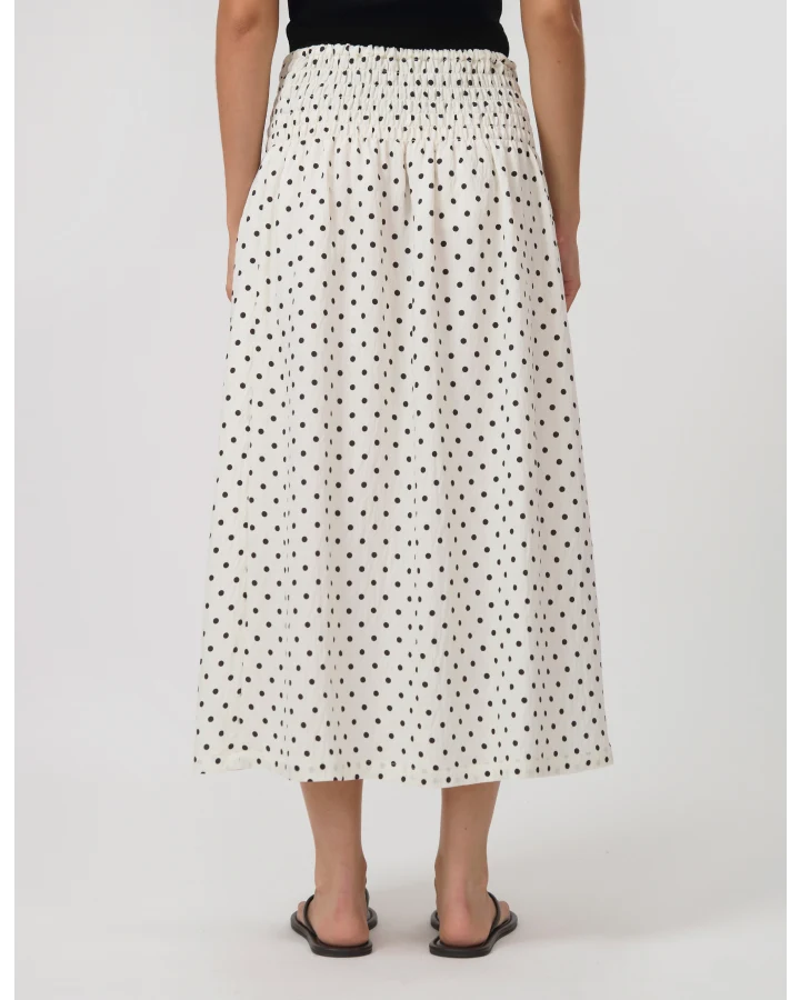Zita Skirt White/Black
