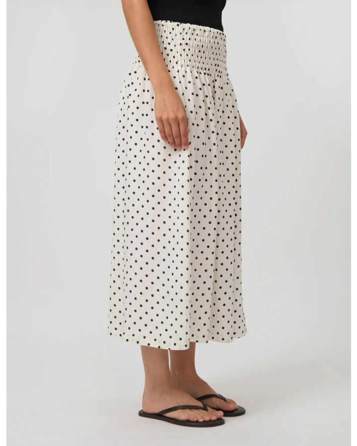 Zita Skirt White/Black