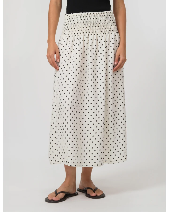 Zita Skirt White/Black