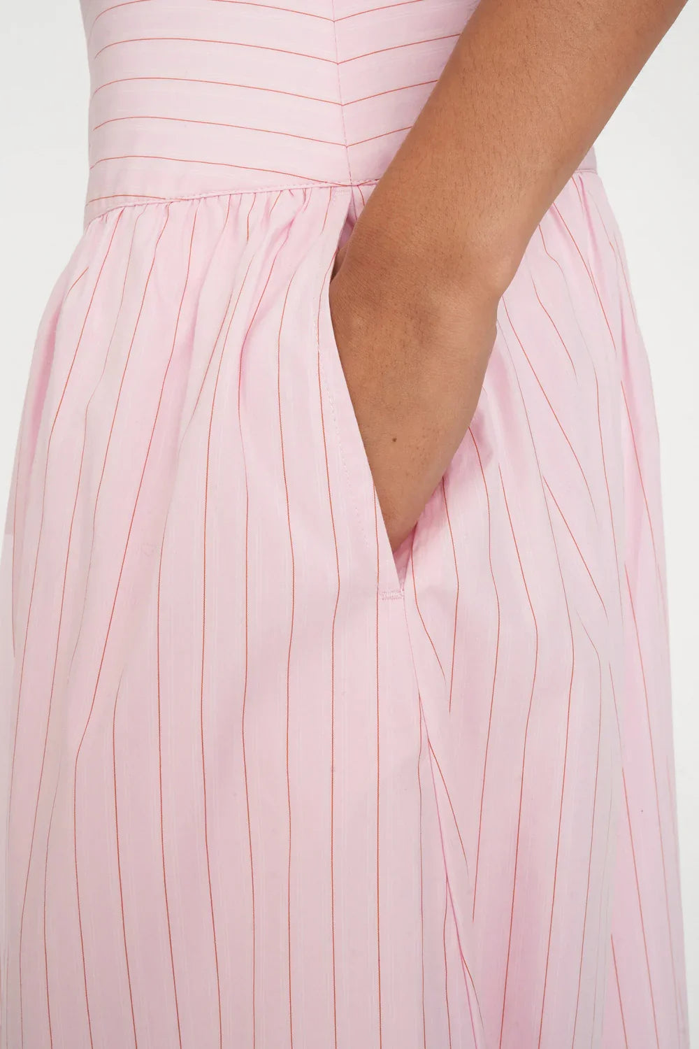 Sprint Stripe Ashton Skirt Petal