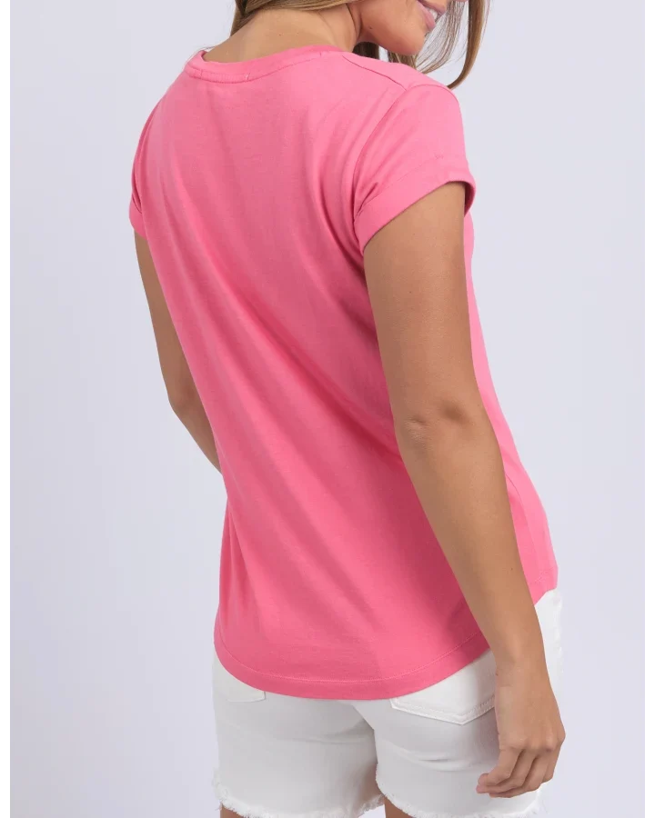Manly Tee Hot Pink