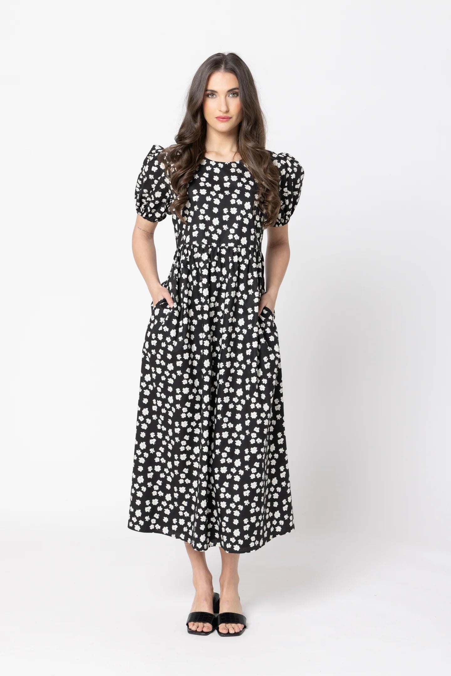 Charlotte Dress Daisy Lime