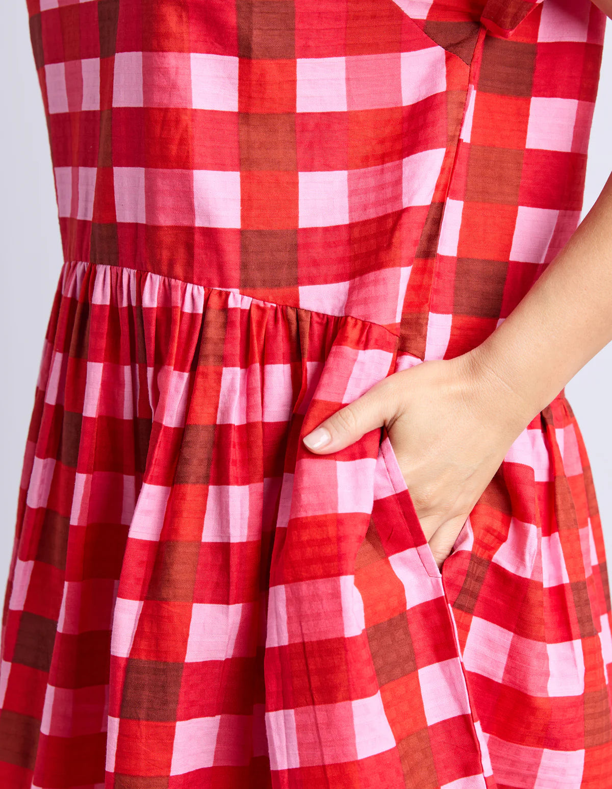 Edin Short Sleeve Dress Poppy