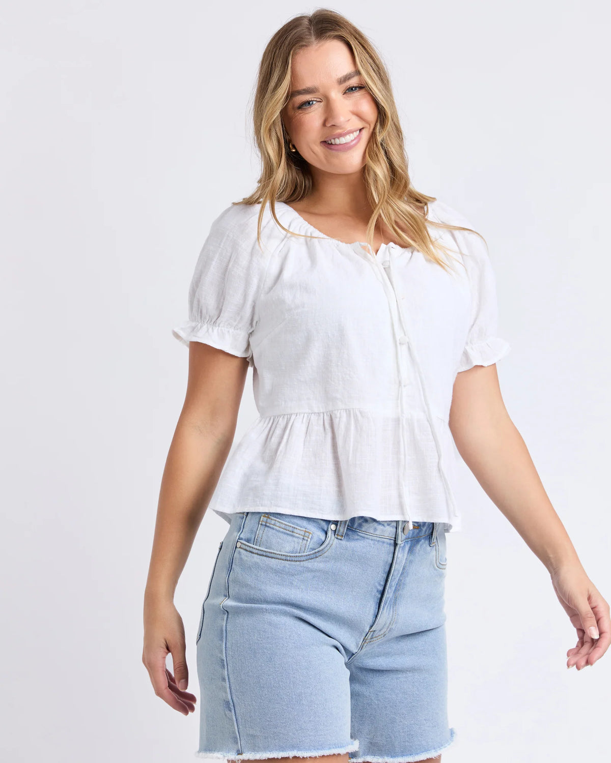 Tiana Top White